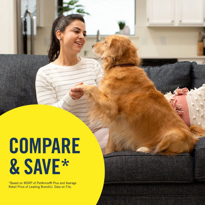 plus for Small Dogs 5-22 Lbs, Flea & Tick Prevention for Dogs, 3-Month Supply